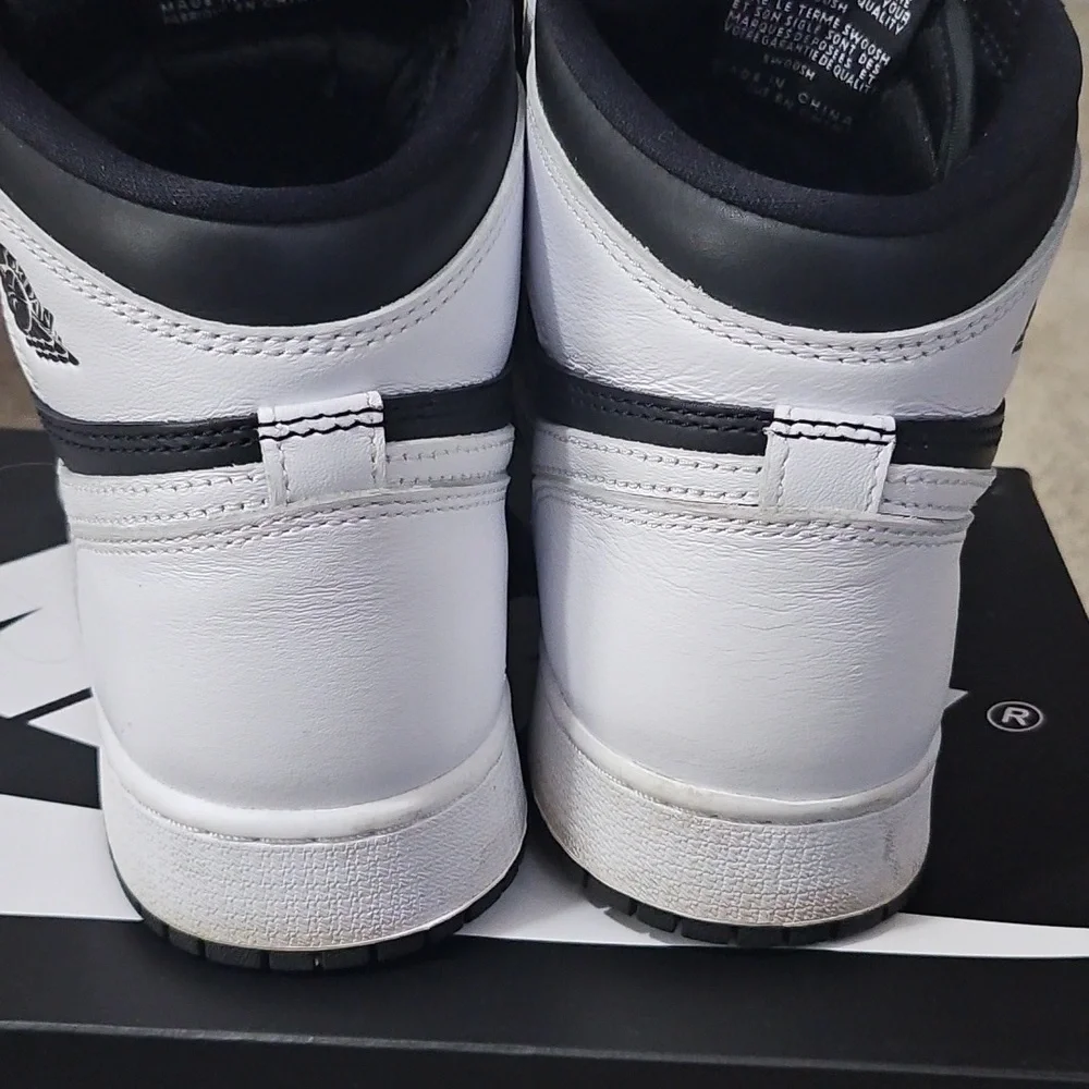 Nike Black and White Air Jordan Sneakers